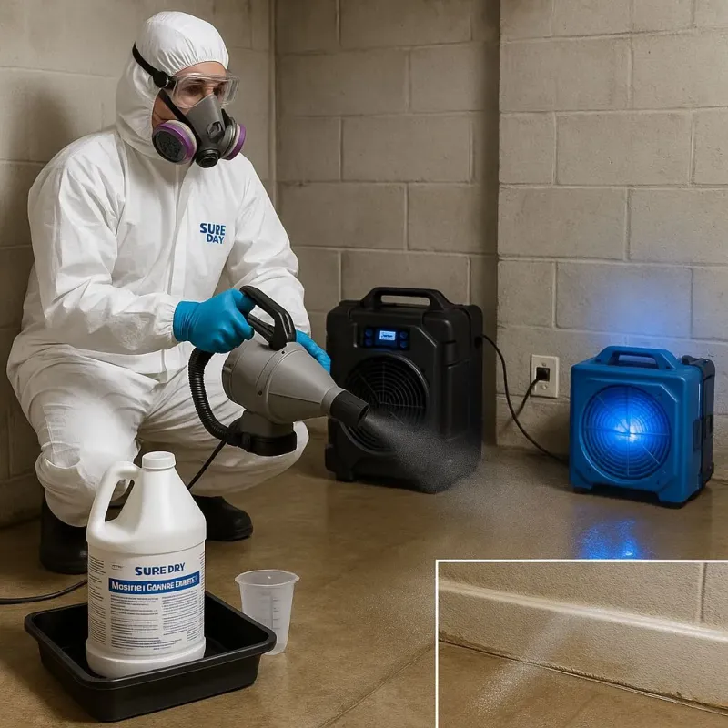 Sanitization and Odor Removal process in Haviland, NY
